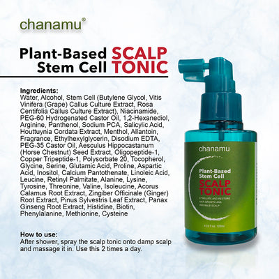 CHANAMU Plant-Based Stem Cell Scalp Tonic 125ml