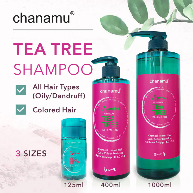 CHANAMU Tea Tree Shampoo 125ml/400ml/1000ml