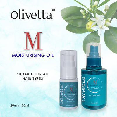 OLIVETTA Hair Moisturising Oil 20ml/100ml