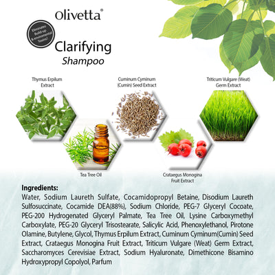 OLIVETTA Clarifying Shampoo 1000ml