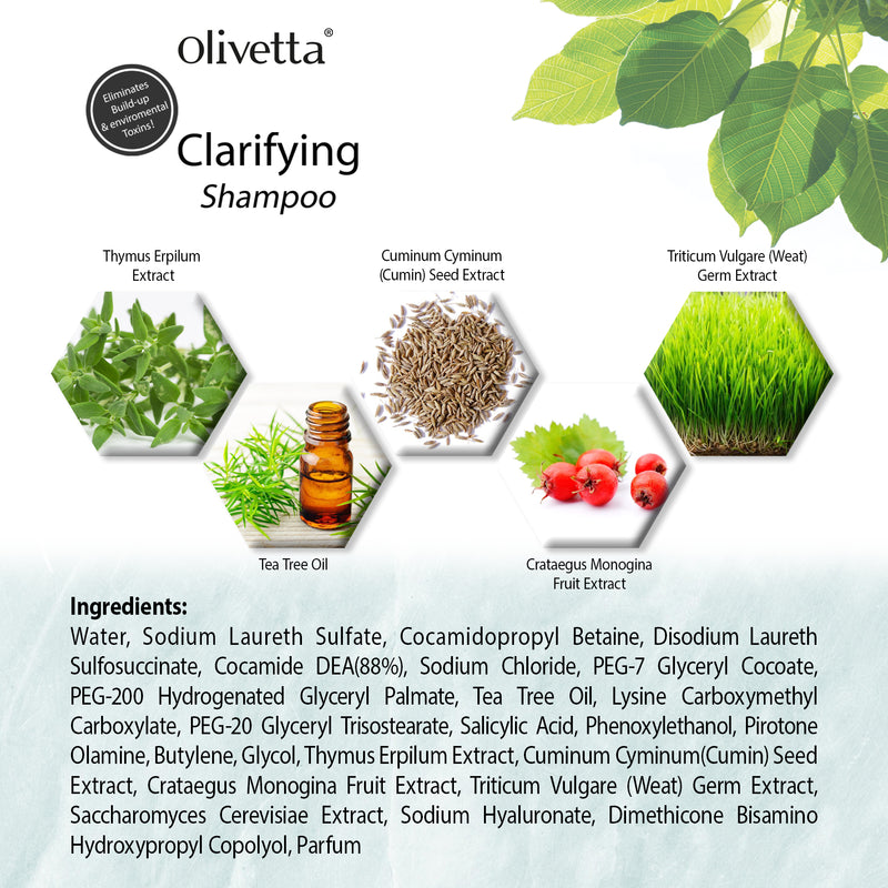 OLIVETTA Clarifying Shampoo 1000ml