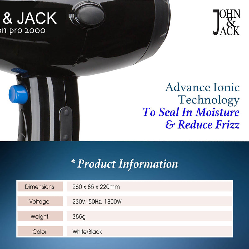 JOHN & JACK Pro 2000 Dryer
